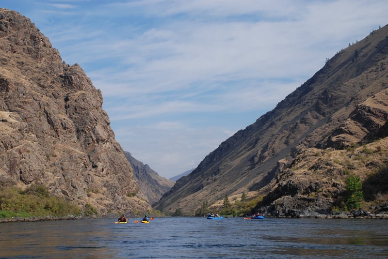 Paddling Hells Canyon