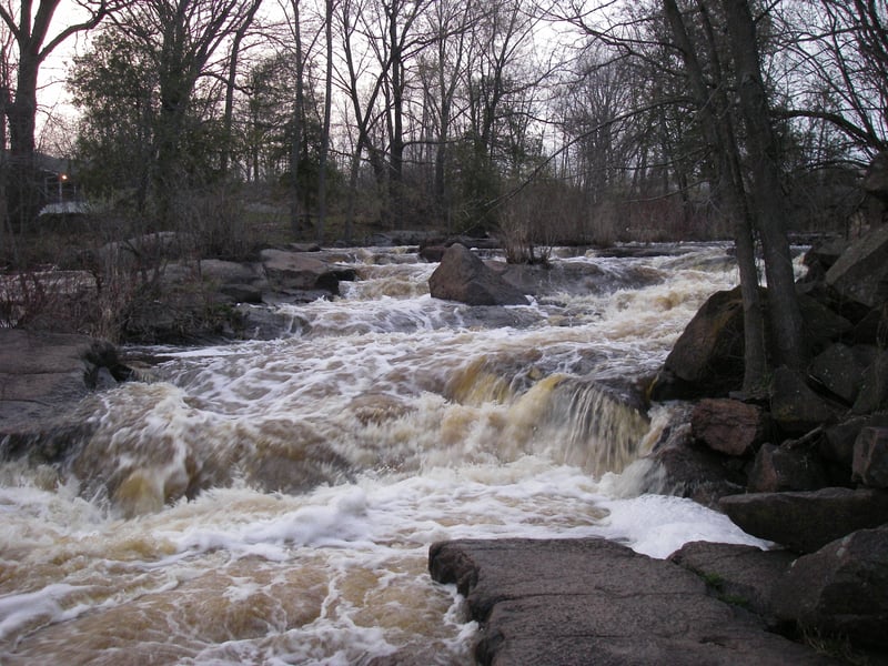 Middle of big falls