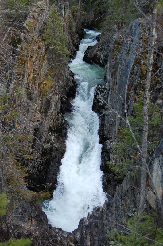 Le discese più alte del Lake Creek