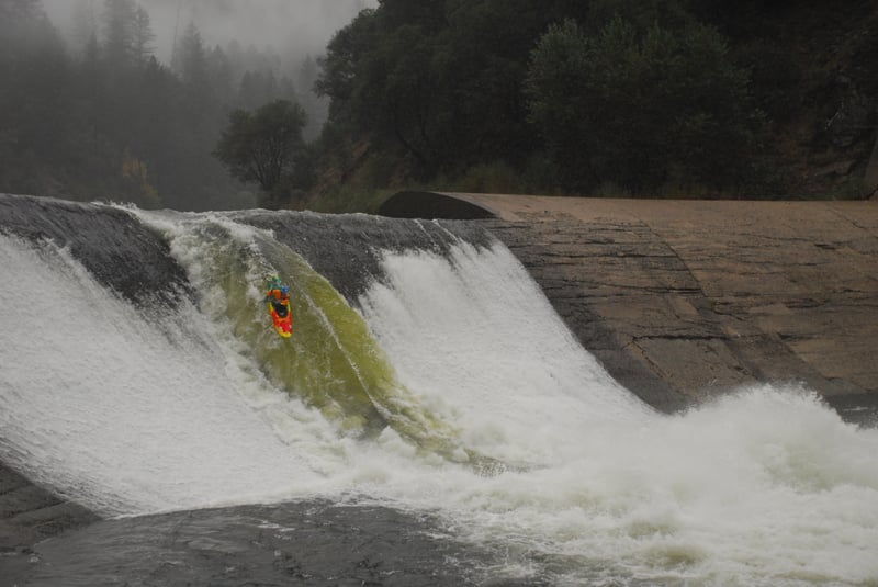 Mark on Big Bend Dam