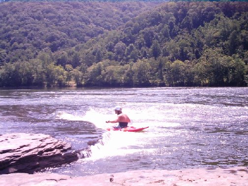 above Brooks Falls