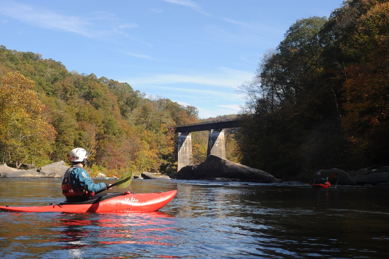 Heading in to Railroad Rapid