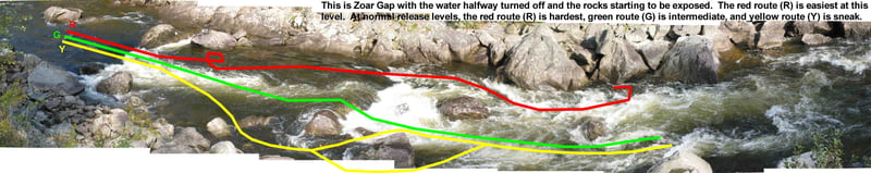Zoar Gap routes