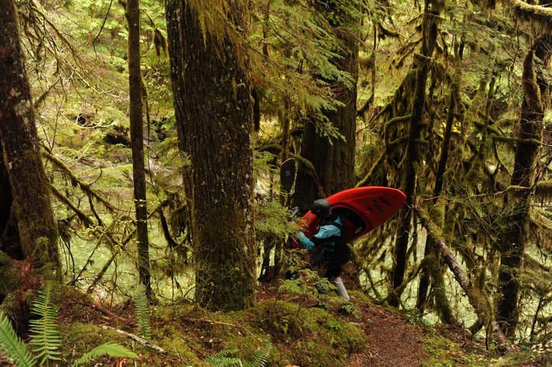 Trail down to Drum Beater