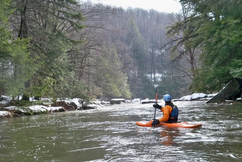 Jamie Brinkerhoff on the S.B. Blacklick Jan. 2010