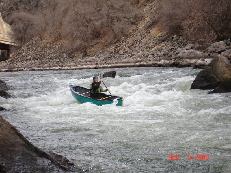 Canoe on Shoshone