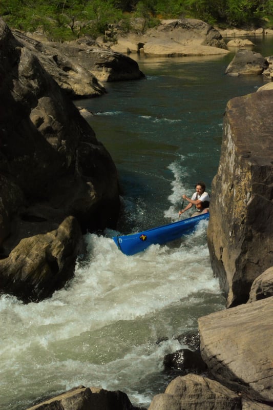 Canoeing Devils Jump