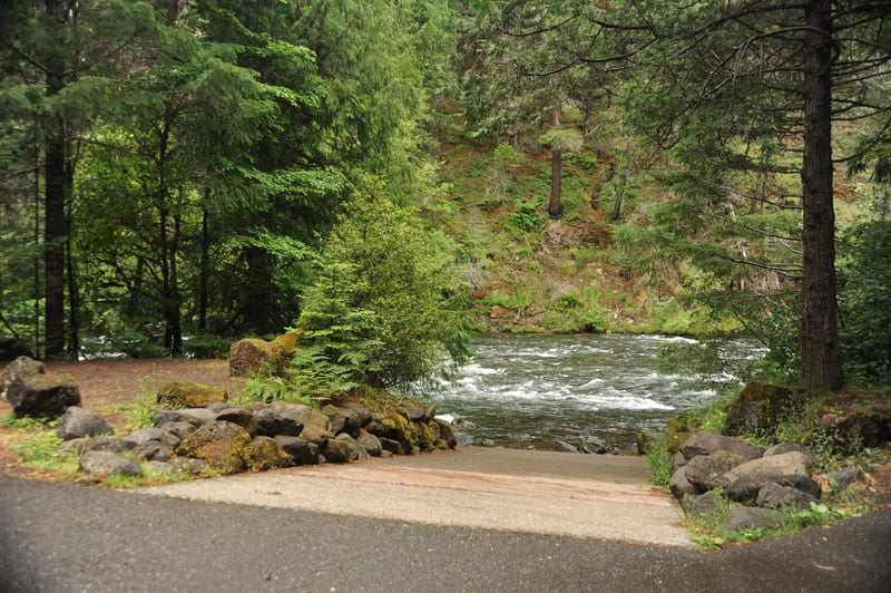 Ramp at Boulder Flat Access