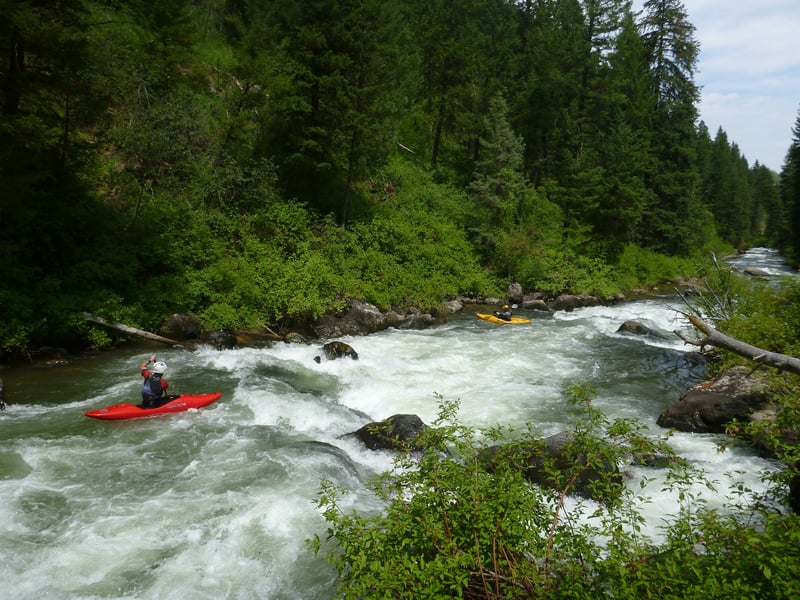 Bottom half of Driscoll's Drop @ 2300cfs