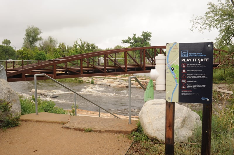 Whitewater Park Lower Stairs Take-Out River Right