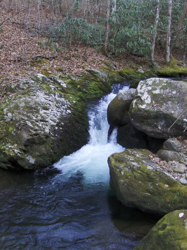 Drop above Ely's Mill