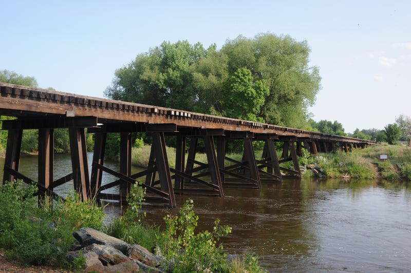 Railroad Trestle Above Whitewater Park