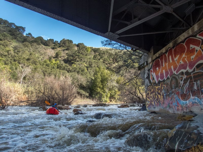 Urban whitewater scene