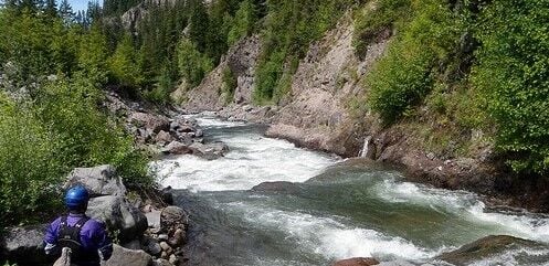 on Hood, E. Fork @Sherwood Campground to Hwy 35 Bridge