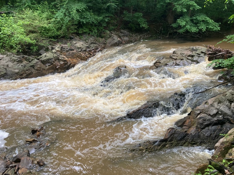 Deep creek drop from river left
