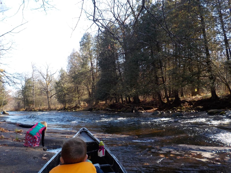 paddling w/ kids
