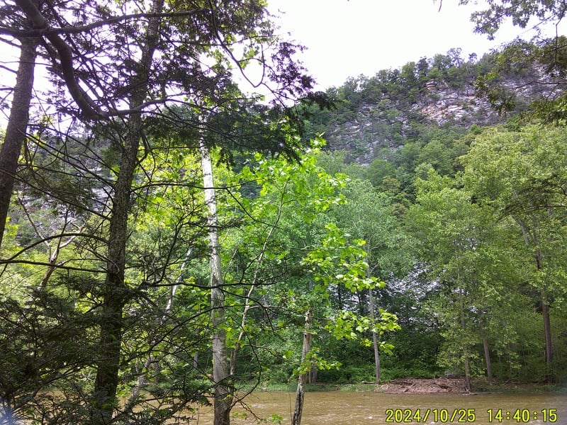 View from Dick Gramm's Lunch stop