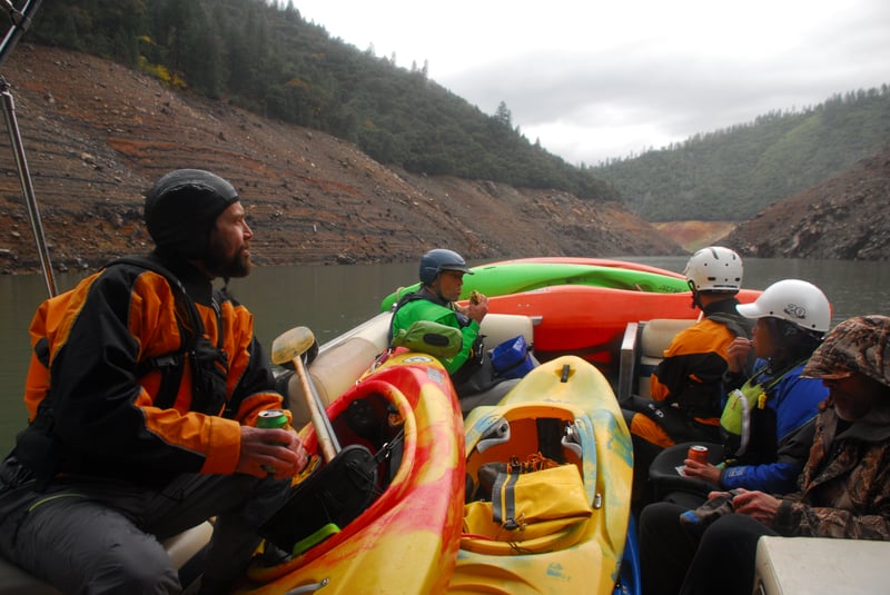 Shuttle Out on Oroville Reservoir
