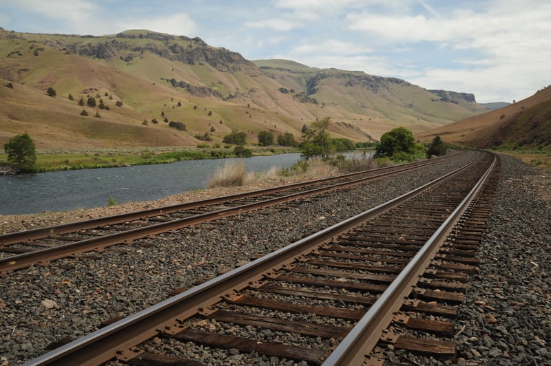 Railroad Tracks Near Dixon Camp