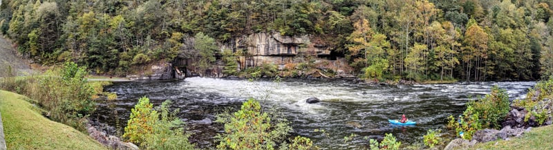 John W. Flannagan Dam Fall release
