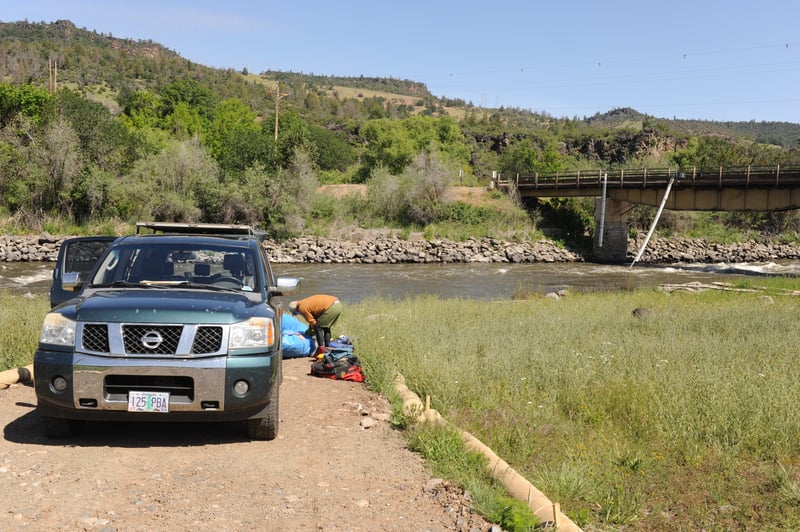 Temporary Access at Daggett Bridge