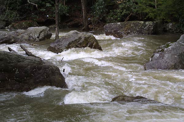 Second Drop of "Mini Gorge" - strainer below boof