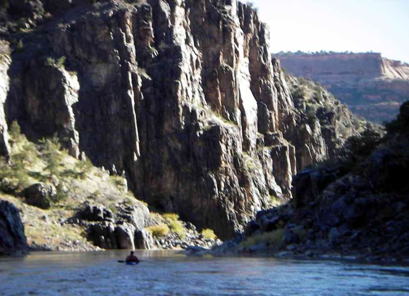 MattyD in Westwater Canyons