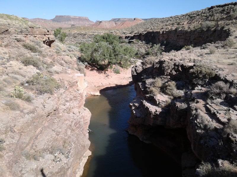 View from the bridge