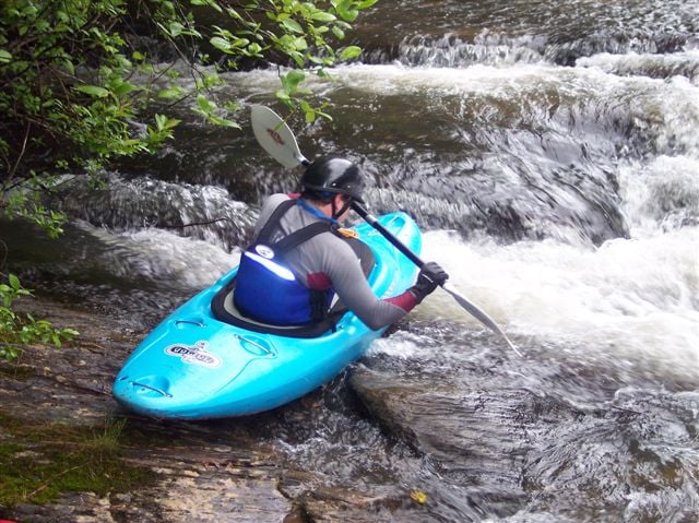 Putting after Falls portage