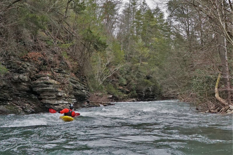 Soaking in Crab Orchard in the lower miles
