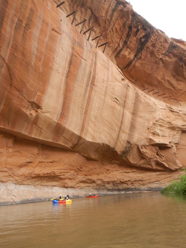 Hanging Flume along the San Miguel