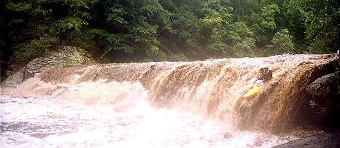 Brad on Riley Moore Falls