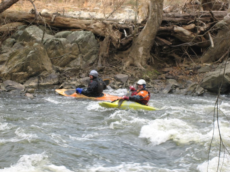 Larry and Doug low water