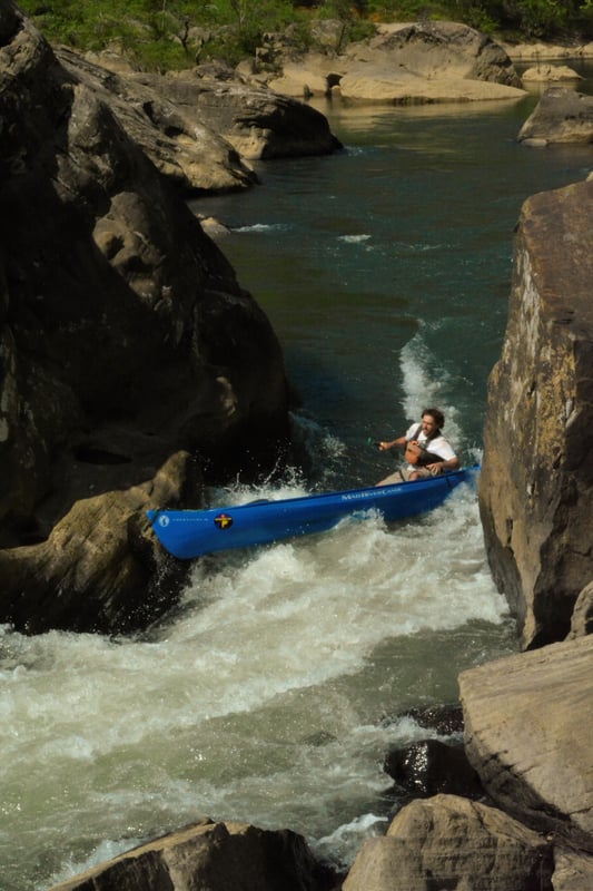 Canoeing Devils Jump