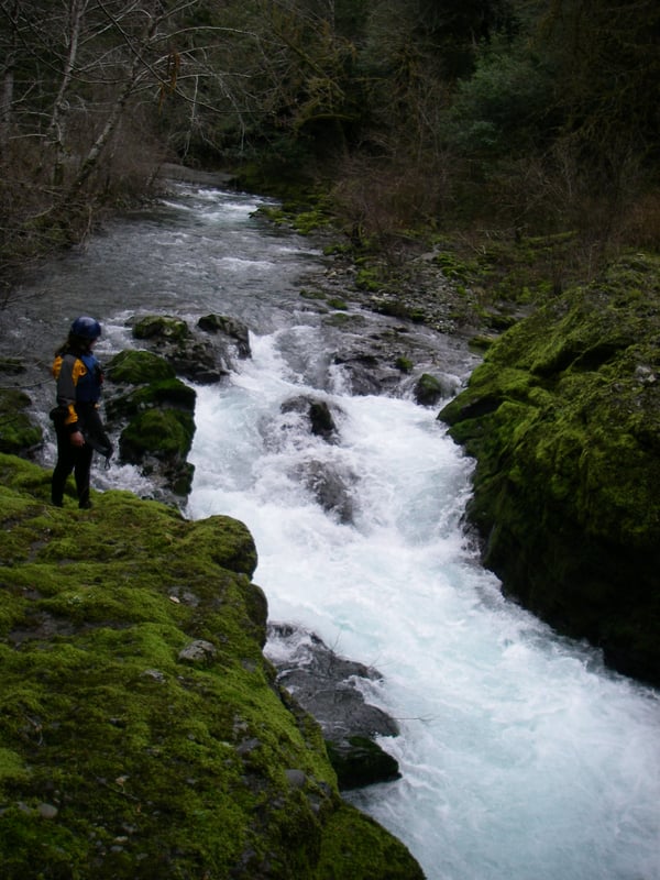 First big rapid in upper run