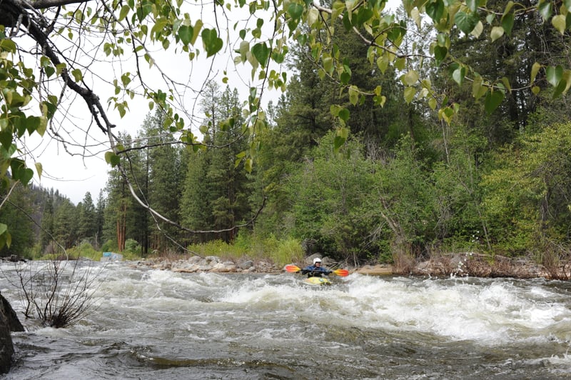 Entering Boulder Creek Rapid
