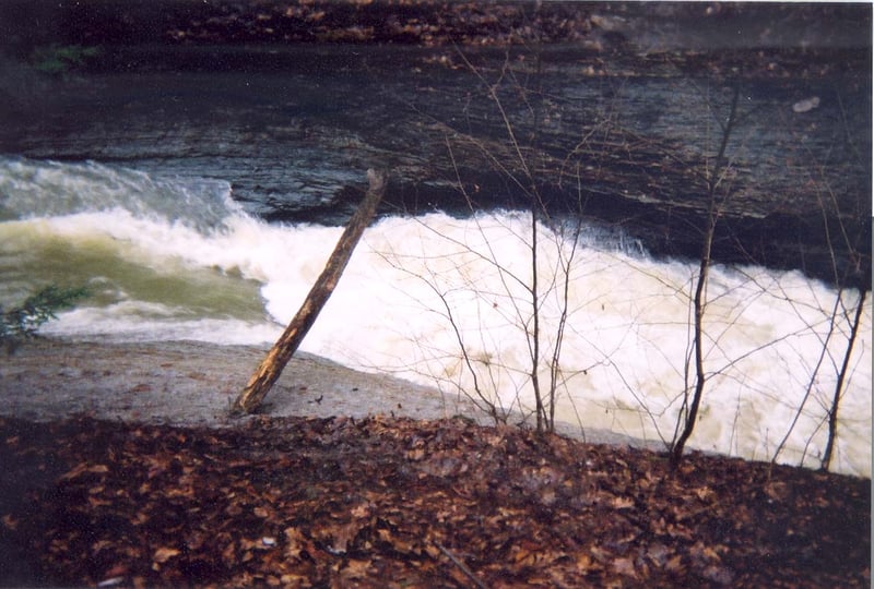 Crux hole of The Flume of Doom