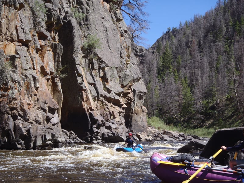 Stovepipe Rapid at 500 cfs