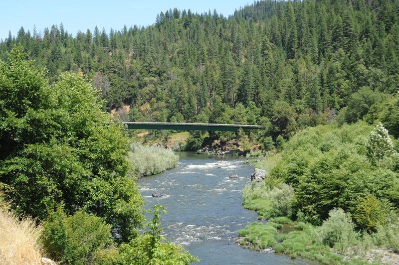 Upstream View Towards Independence River Access
