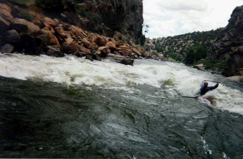 Face full of water