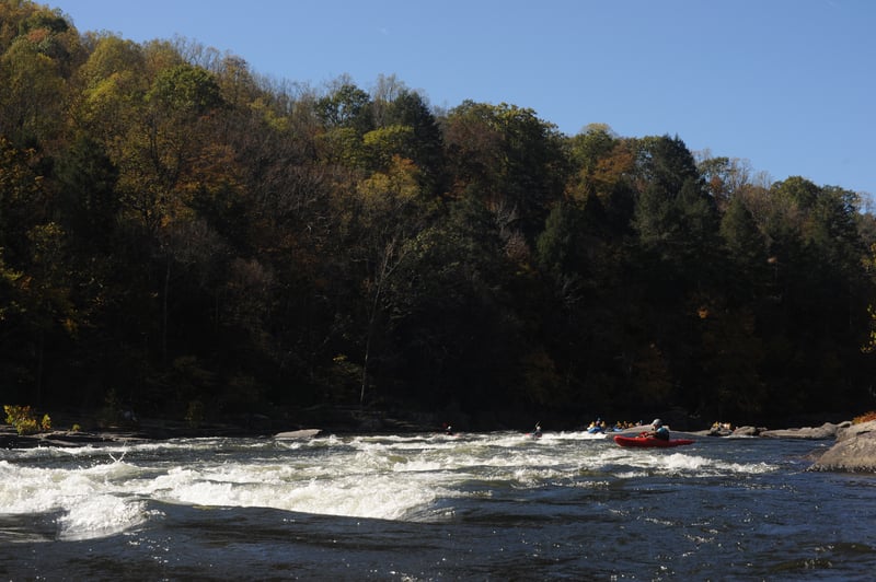 Looking Downstream Through Entrance Rapid