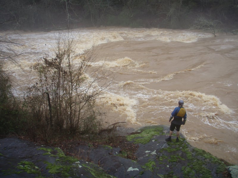 Big water at Little Five Falls 
