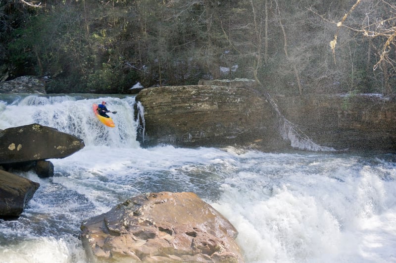Left line at Lower Potter Falls
