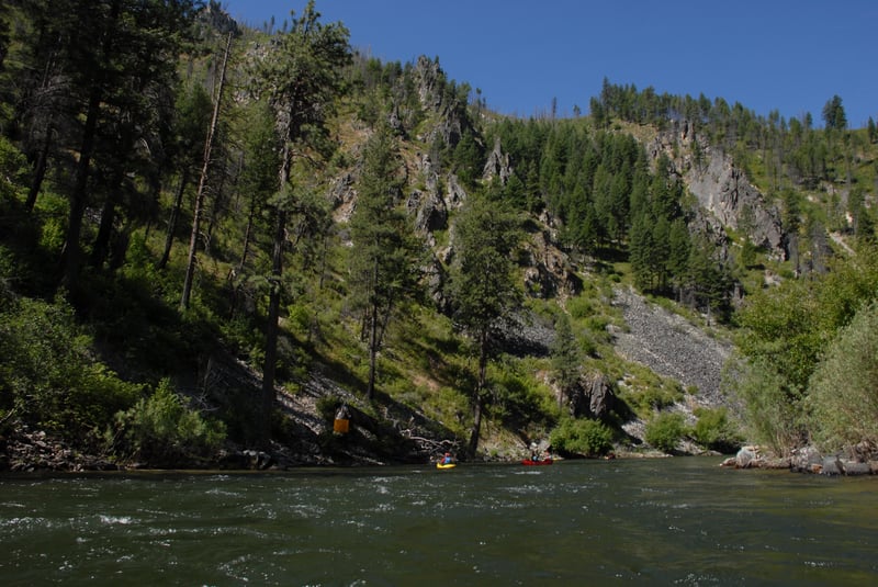 Approaching the Portage at Big Falls