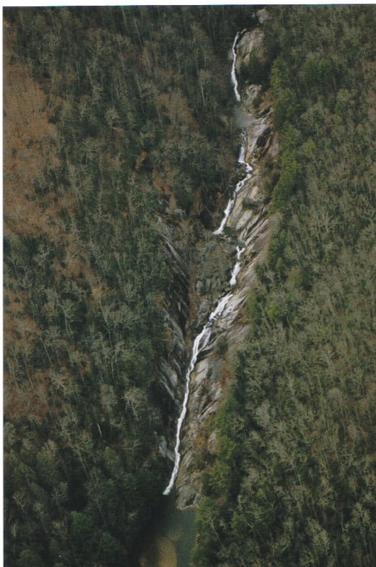 Aerial View of Toxaway Slides