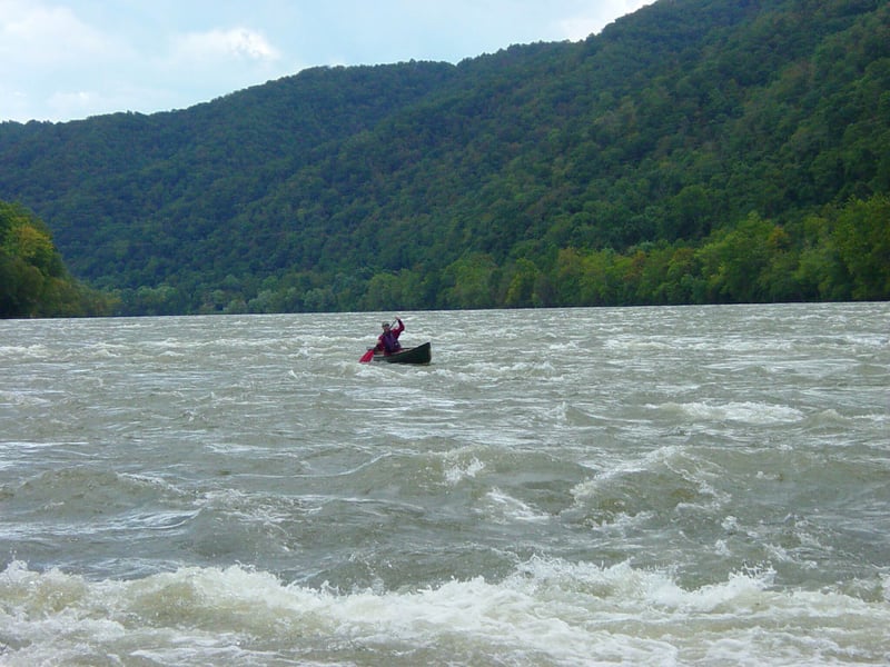 Approach to Brooks Falls River Right