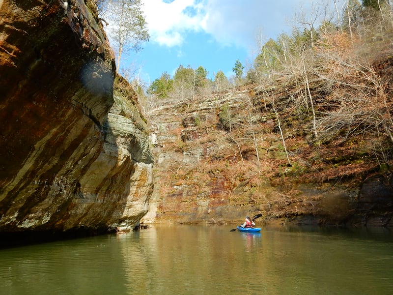 Entering the canyon...