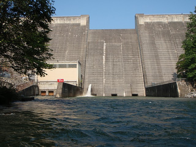 Smith River put-in, Philpott Dam