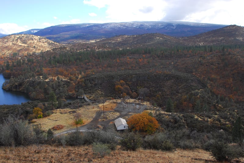Copco 1 Dam and Copco Reservoir