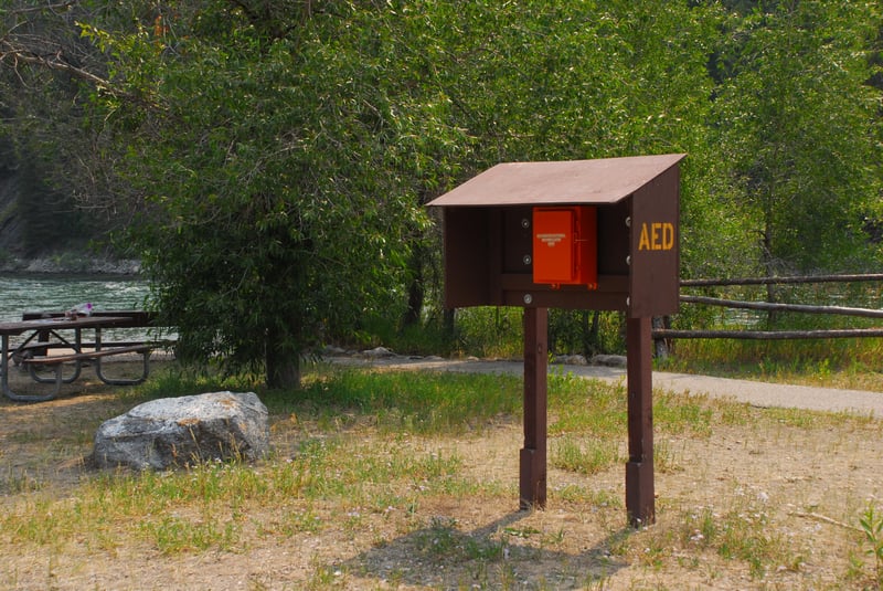AED Station at West Table
